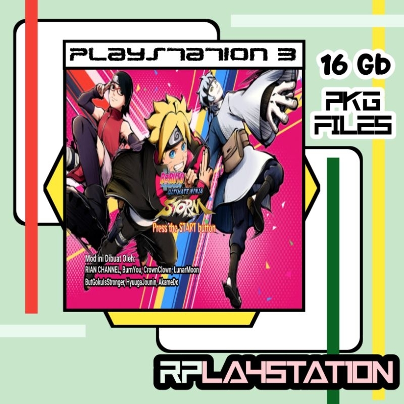 Naruto Storm Revolution Mod Boruto Terbaru Game Ps3 Cfw Hfw Hen Gembox