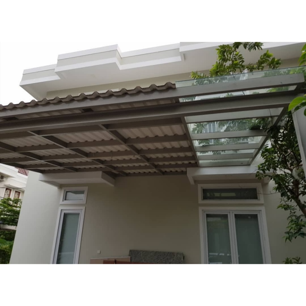 KANOPI ATAP RUMAH MINIMALISS TIPE PVC