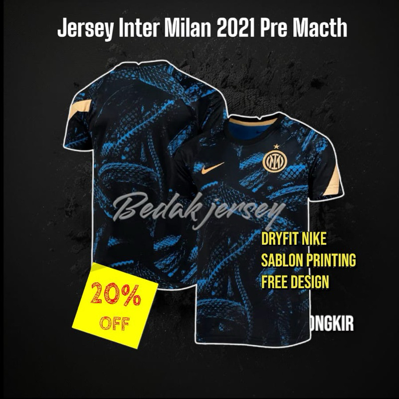 Jersey Inter Milan 2021 Pre Macth
