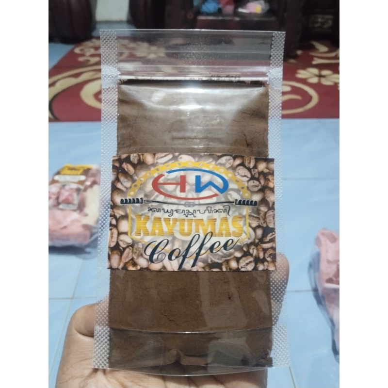 

Kopi bubuk Robusta Kayumas Situbondo 100g. Promo cuma 11.000