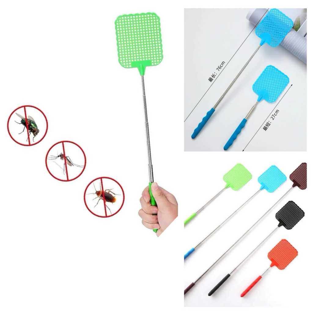 DMEISHOP_Tongkat Pemukul Lalat Alat Tepok Serangga Reket Pemukul Lalat Tepokan Lalat Pemukul Lalat