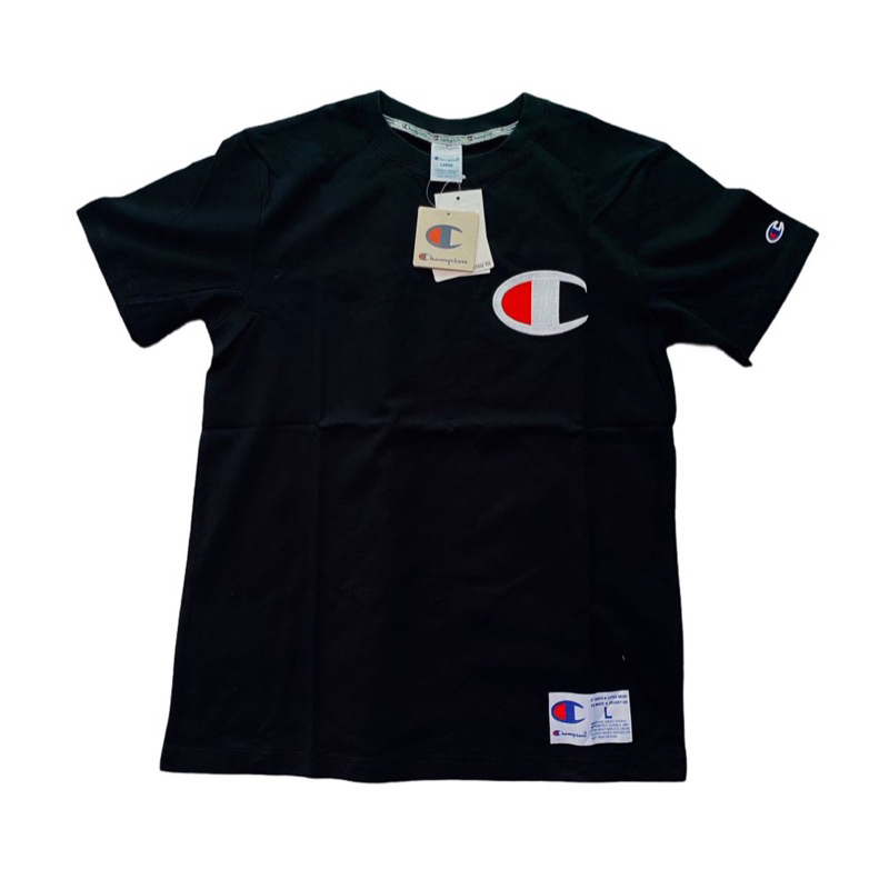 CHAMPION Tshirt Champion Logo Hitam
