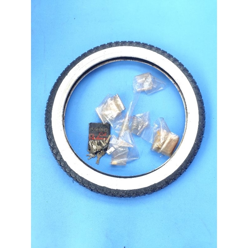 Ban white wall ban whitewall ban list putih Tk 18-250 Honda S90 Z CB Benly dll