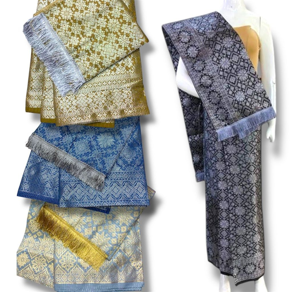 ROK LILIT SONGKET SET SELENDANG ROK SONGKET + SELENDANG ROK SONGKET MEWAH BAWAHAN KEBAYA
