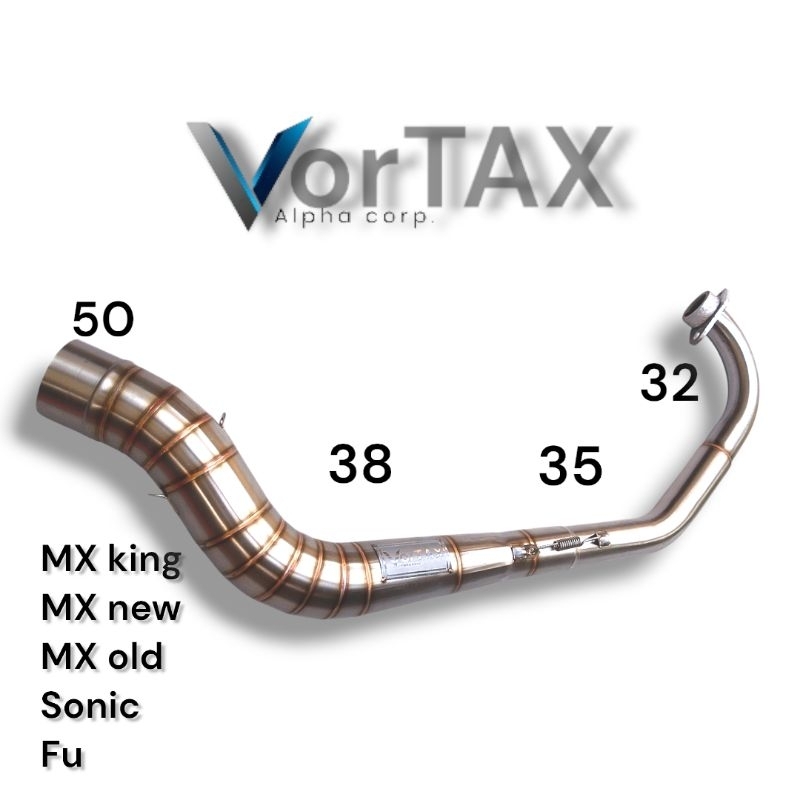 leheran knalpot malaysia style Mx king Jupiter MX Fu Sonic original vortax