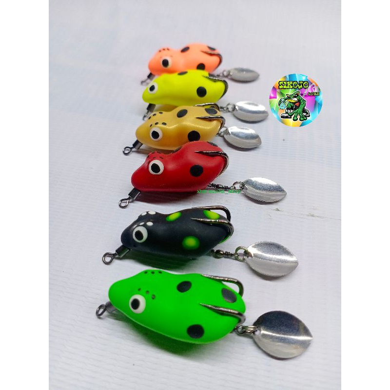 soft frog mini killer 3cm umpan casting ikan gabus toman sikojo lure