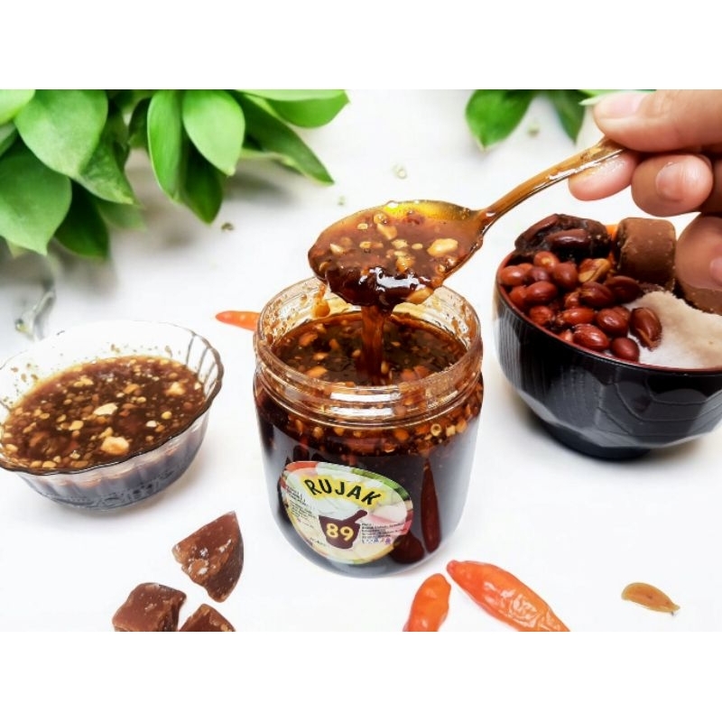 

Sambal Rujak Kacang/Bumbu Rujak Enak Nikmat 370Gram Praktis Bisa Di Bawa Kemana Saja