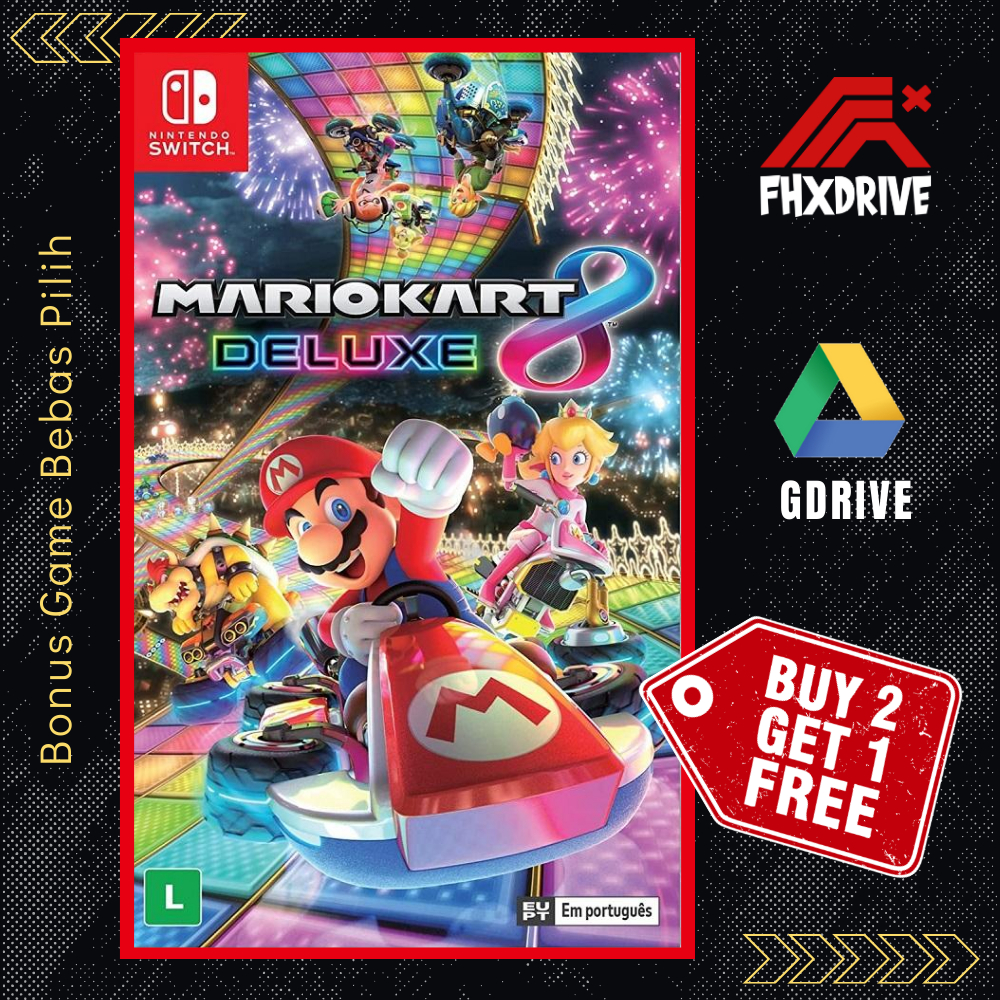 MARIO KART 8 DELUXE | FORMAT XCI NSP NSZ | UNTUK EMULATOR PC/ANDROID DAN NINTENDO SWITCH CFW
