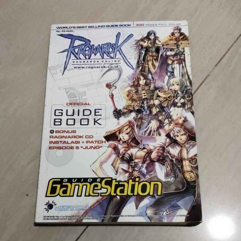 BUKU ORI GAMESTATION GUIDE ( OFFICIAL GUIDE BOOK RAGNAROK ONLINE )