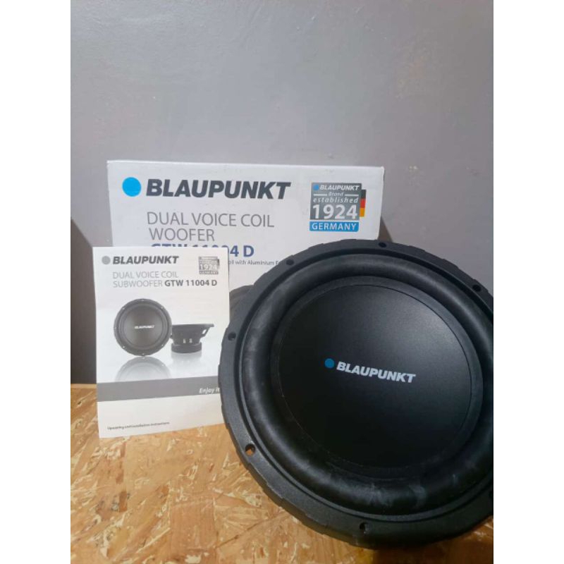 Subwoofer Blaupunkt GTW  11004 D - 10 inch Subwoofer Blaupunkt Original