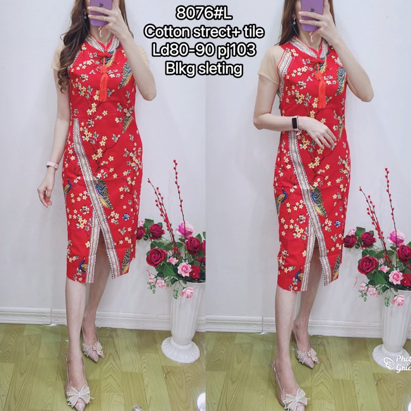 couple batik edisi imlek/ dress batik edisi imlek/kemeja ba