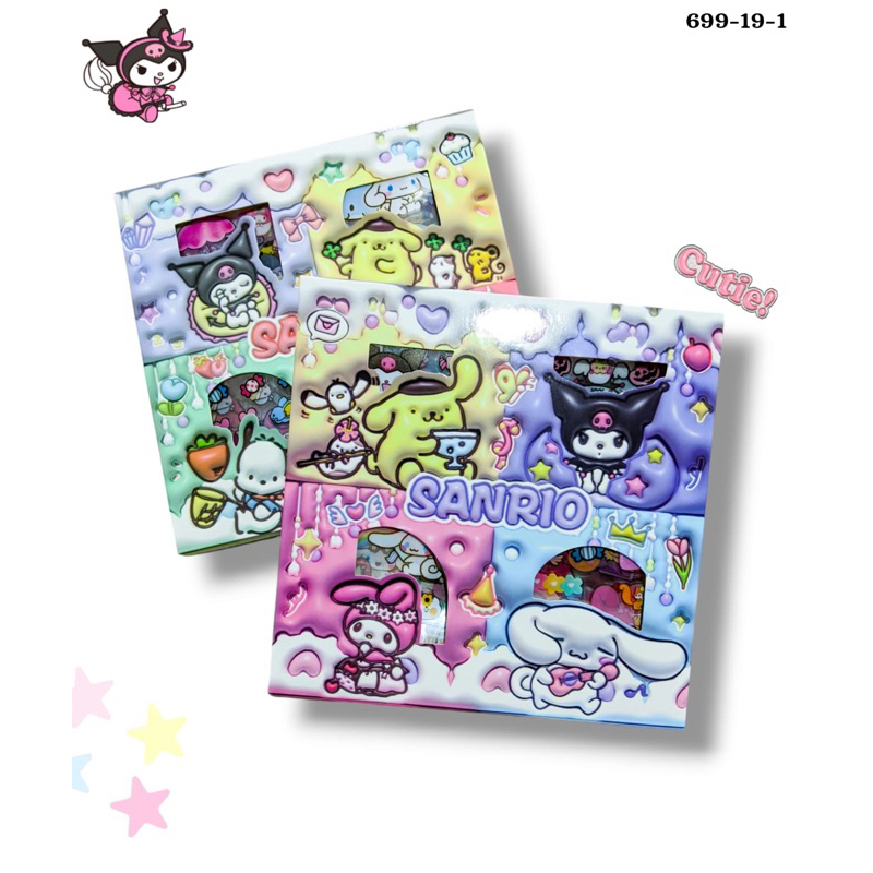 Ready Instan - Stiker Nono Sanrio 100 lembar Aesthetic Sticker For Journal Diary Bottle