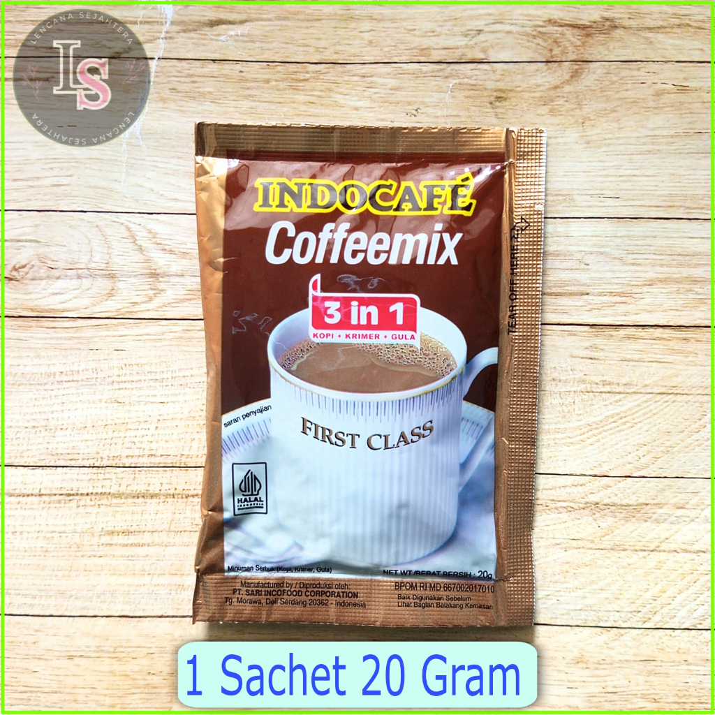 

INDOCAFE Coffeemix 3in1 @1 Sachet 20 gram Kopi Instan Indocafe Coffeemix TERMURAH