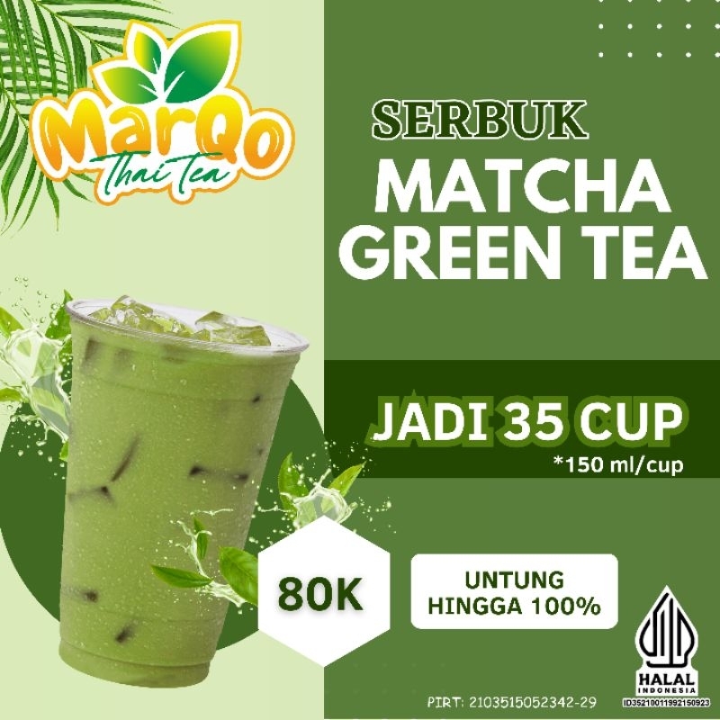 

Serbuk Es Matcha Green Tea | 1 Porsi Jadi 35 Cup