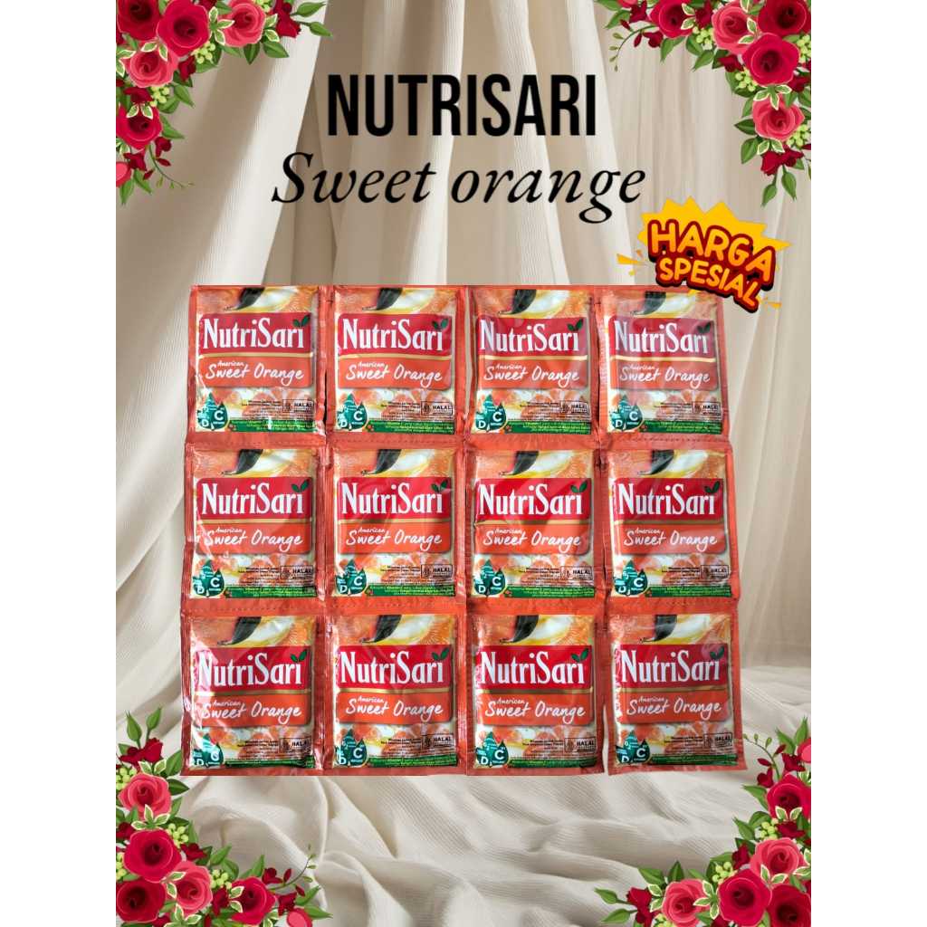 

Nutrisari sweet orange 14g 1bungkus