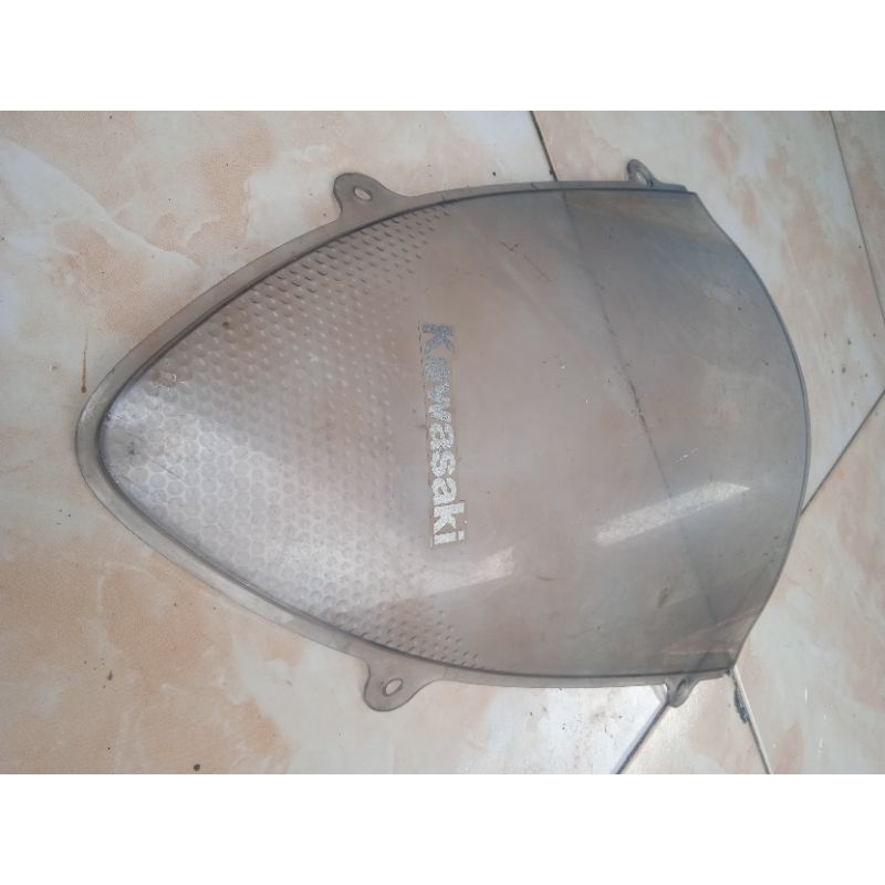 visor kawasaki ninja 250 karbu original copotan
