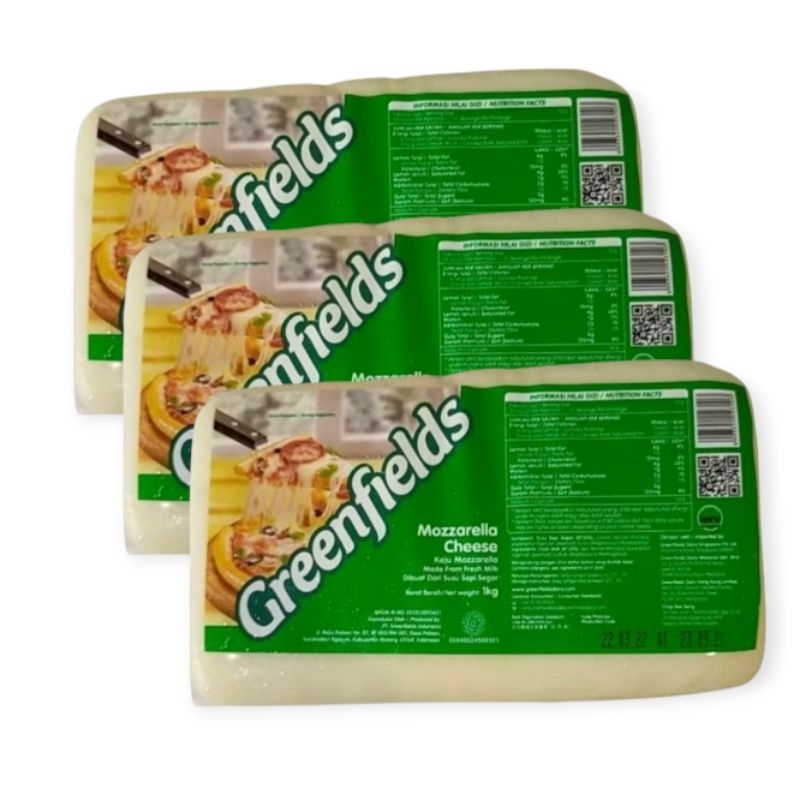 

Greenfields Mozzarella Cheese / keju mozzarella 1 kg
