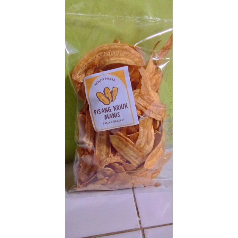 

keripik pisang kriuk Manis