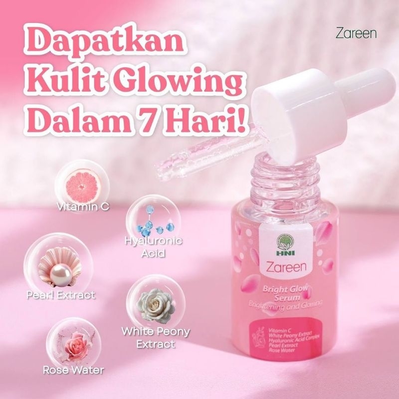 SKINCARE ZAREEN - ZAREEN BRIGHT GLOW SERUM - SKINCARE - HNI HPAI