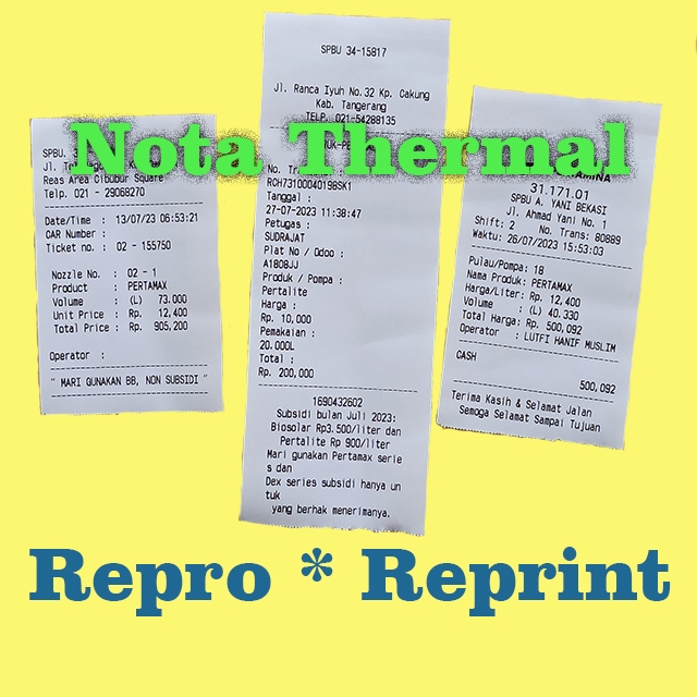 Struk printer Bluetooth Print Thermal Nota barcode 58mm dan 80mm - Hitam