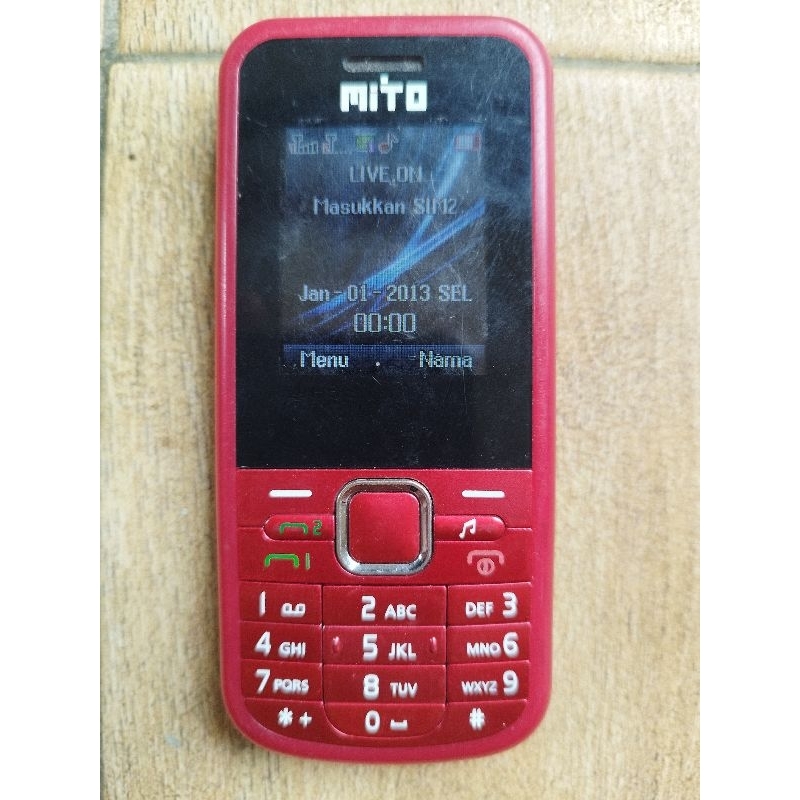 HP Jadul Murah Mito 201 Kondisi Normal