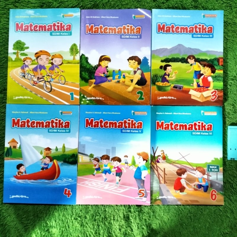 ORIGINAL BUKU MATEMATIKA KELAS 1 2 3 4 5 6 SD/MI KURIKULUM MERDEKA YUDISTIRA