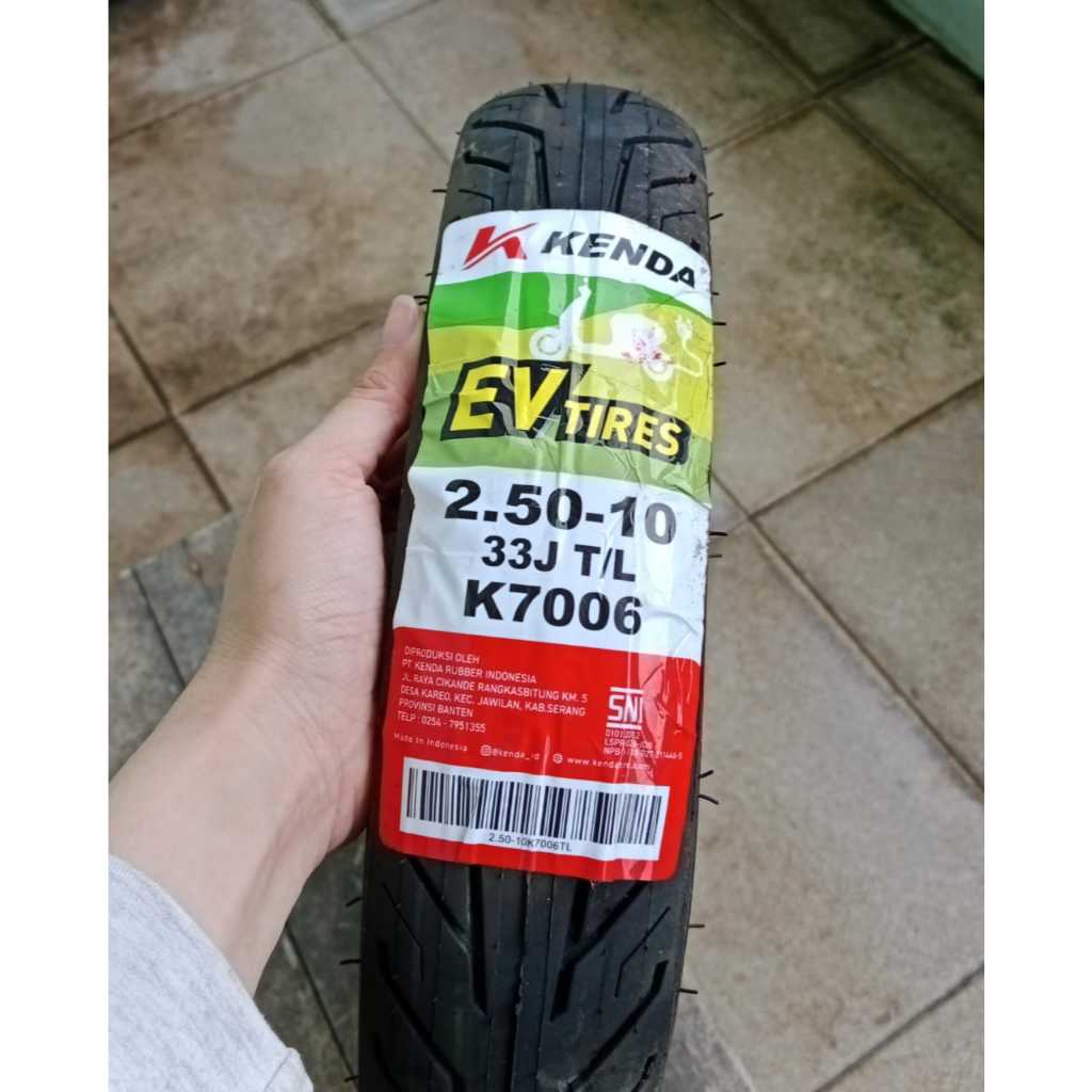 Ban Luar Sepeda Listrik KENDA K7006 250 RING 10