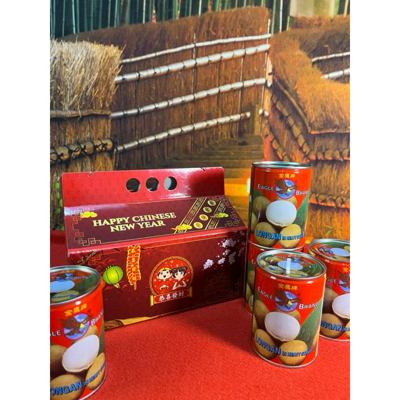 

Longan kaleng eagle isi 6 kotak imlek set hari raya / tahun baru buah kalengan es buah sup