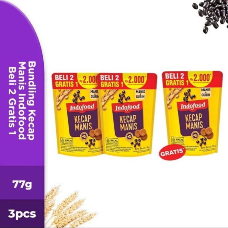 

kecap indofood paket beli 2 gratis 1