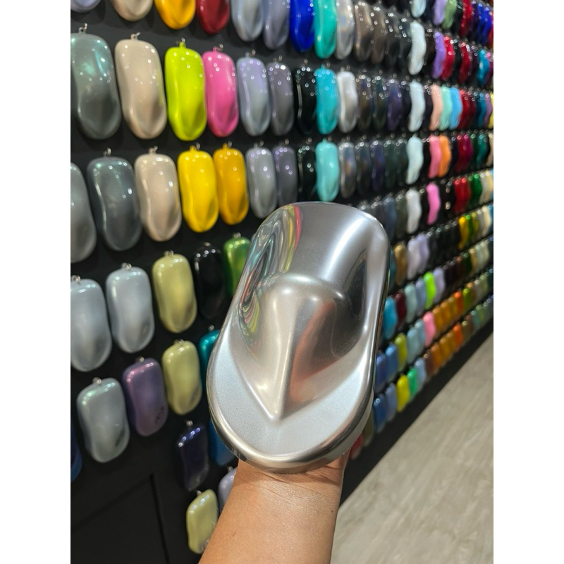 CAT CHROME , CAT EFEK CHROME. CAT CHROME SILVER