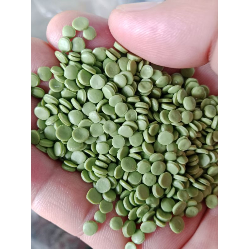 biji plastik pelet hdpe blow hijau untuk inject dan blow