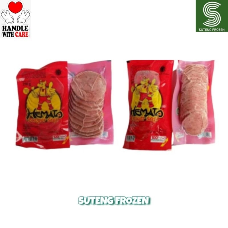 

Hemato Burger Sapi 250 & Burger Mini 280 Gram