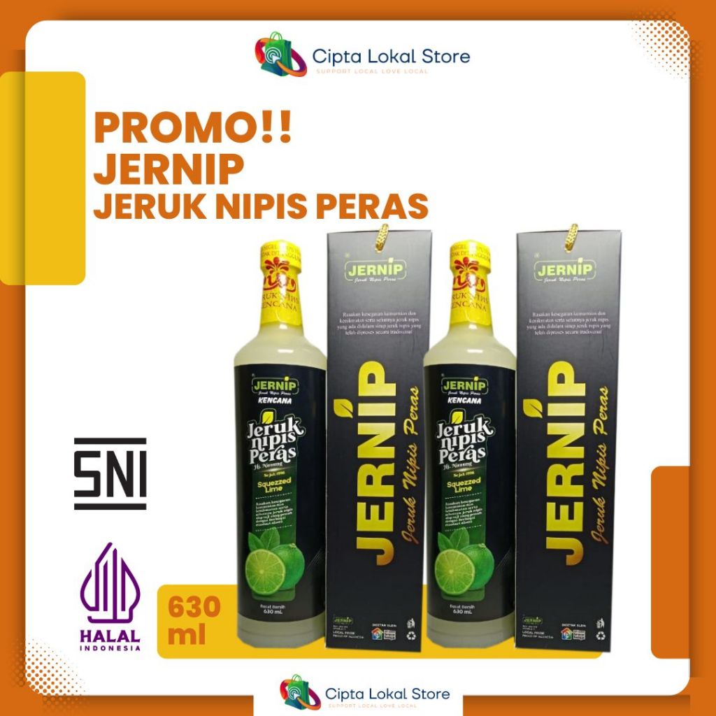 

SEPESIAL PROMO!! JERNIP Sirup Jeruk Nipis Peras Cap Kencana 630 Ml Oleh-oleh Khas Kuningan