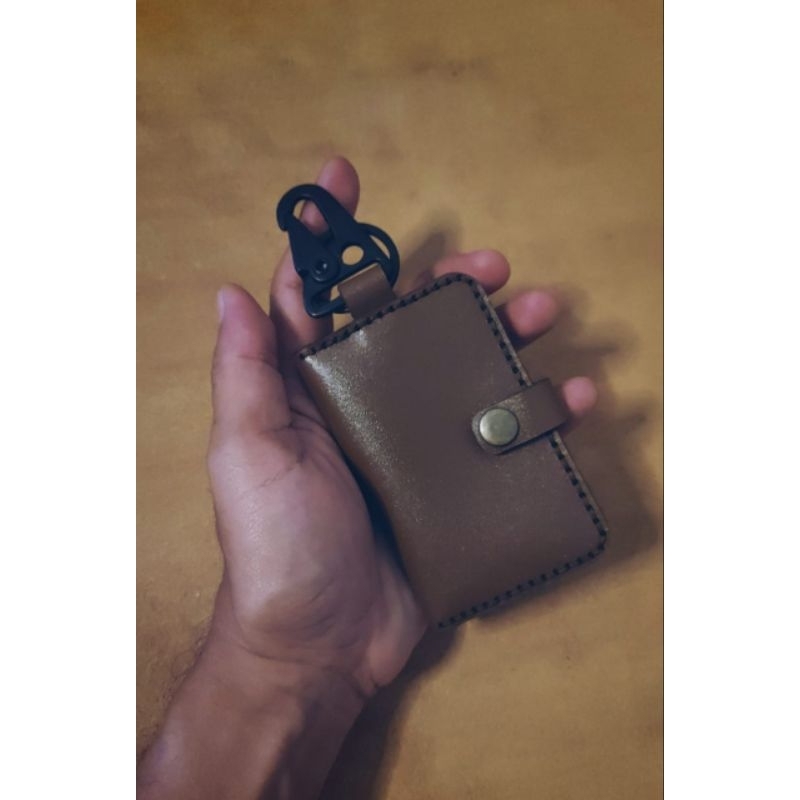 Gantungan Kunci STNK Mobil Kulit Asli Custom Grafir / Produsen dompet STNK kulit Asli