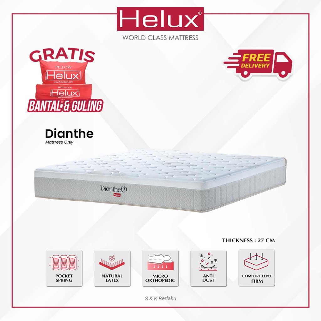 Kasur Dianthe by Helux Beds - Mattress Only