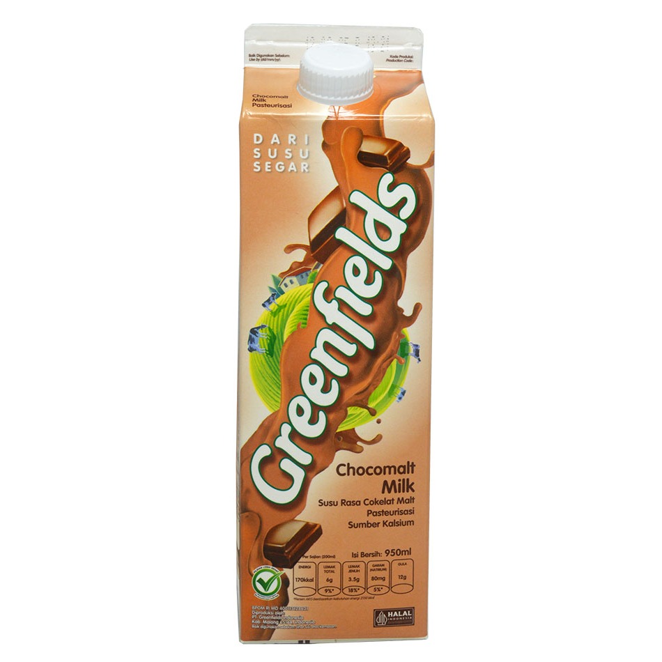 

GREENFIELDS FRESH MILK CHOCO MALT 1 L