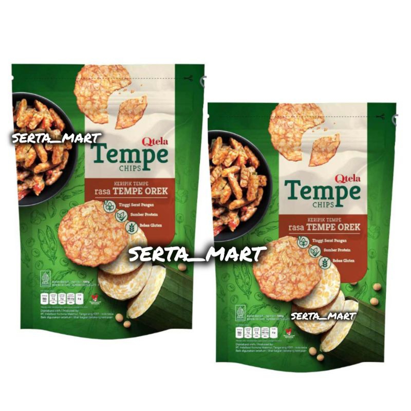 

Qtela Keripik Tempe Rasa Tempe Orek 100gr