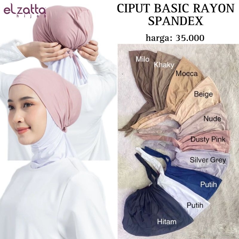 Elzatta Hijab, Ciput Basic Rayon Spandex