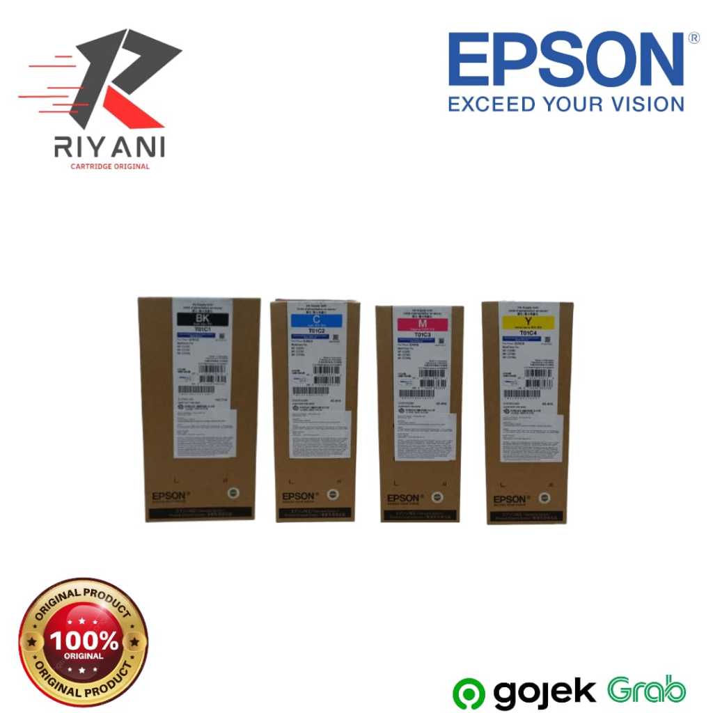 Tinta EPSON T01C Standard Tinta printer Epson WF C579R 579R