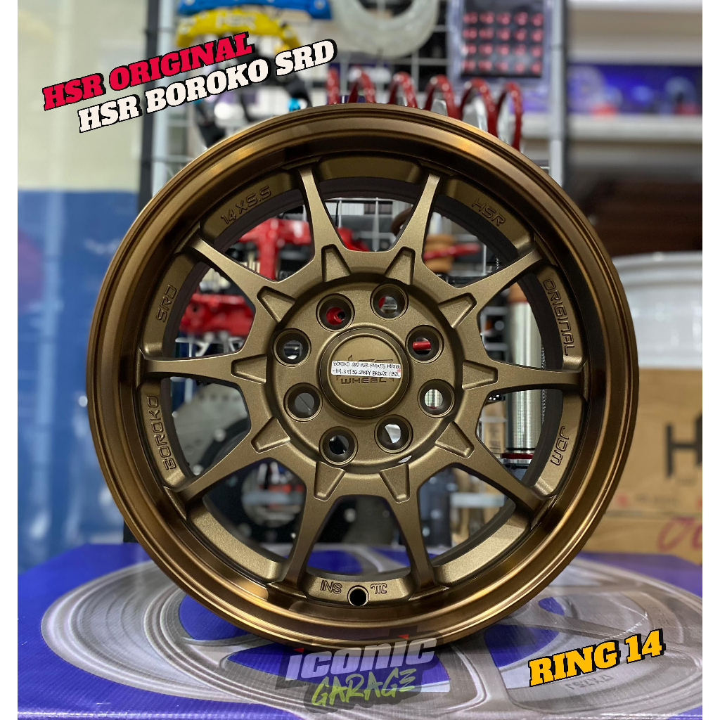 velg mobil boroko srd ring14 baut roda 4 masuk mobil avanza xenia brio agya ayla sigra calya dll