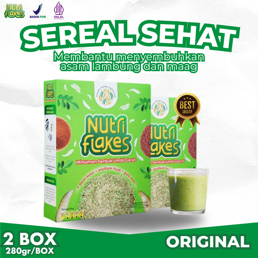 

Nutriflakes Mengatasi Asam lambung dan Maag 2 BOX