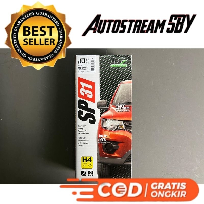 Kabel Set 3 Relay MX SP-31 | Kabel Set Lampu Mobil, Kabel Set Relay