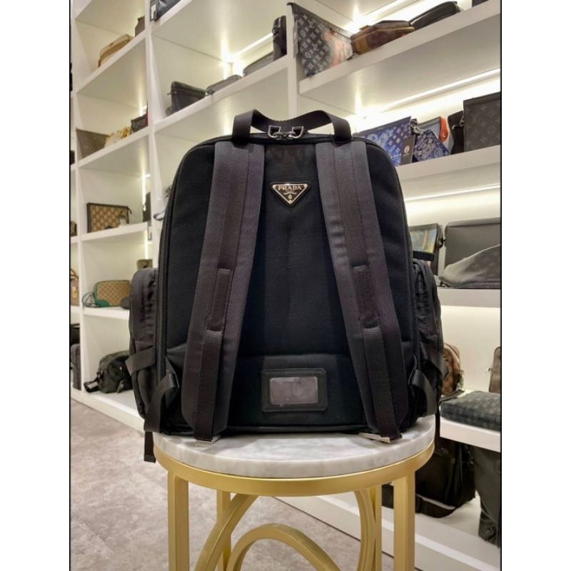 Prada Logo Backpack