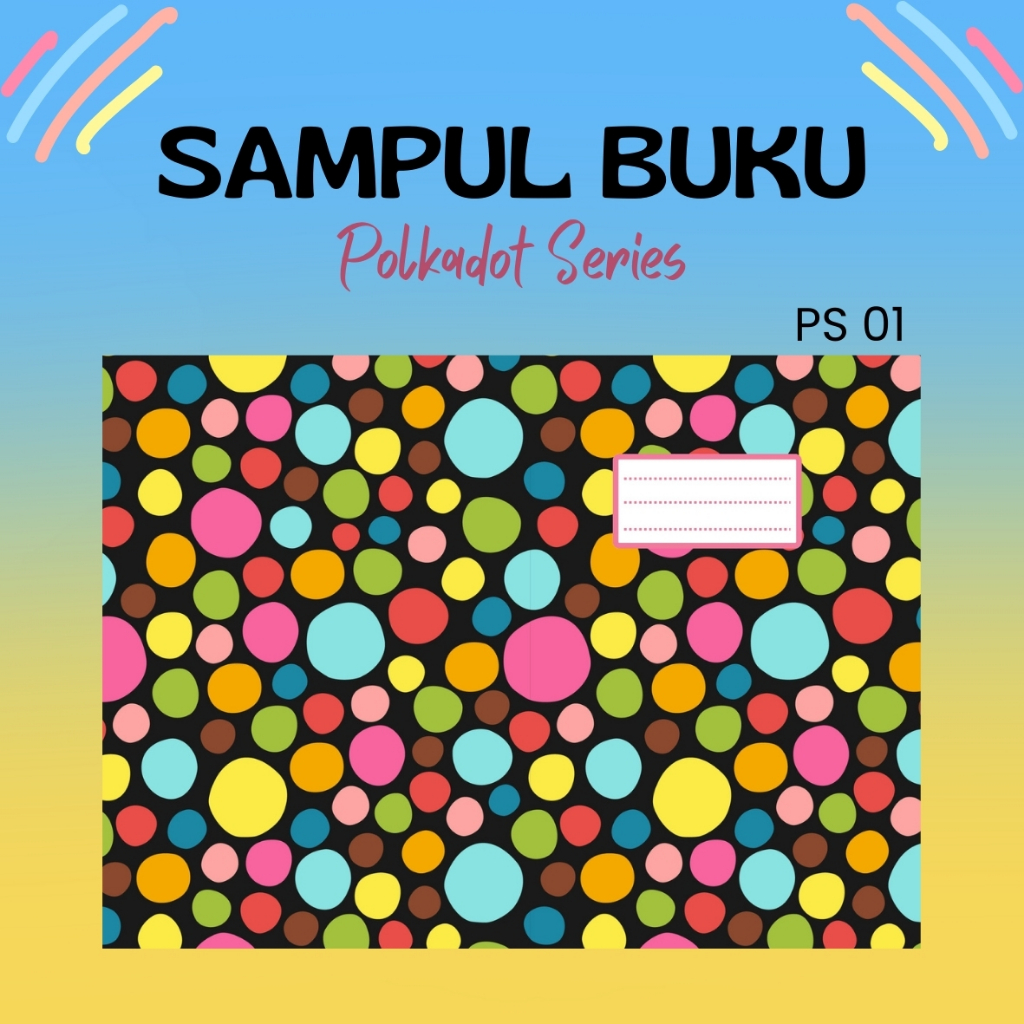 

(5 PCS) SAMPUL BUKU MOTIF AESTHETIC LUCU POLKADOT | SAMPUL SIDU BIGBOSS