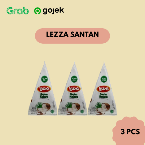 

Lezza Santan Kelapa 65 ML - 3 Pcs