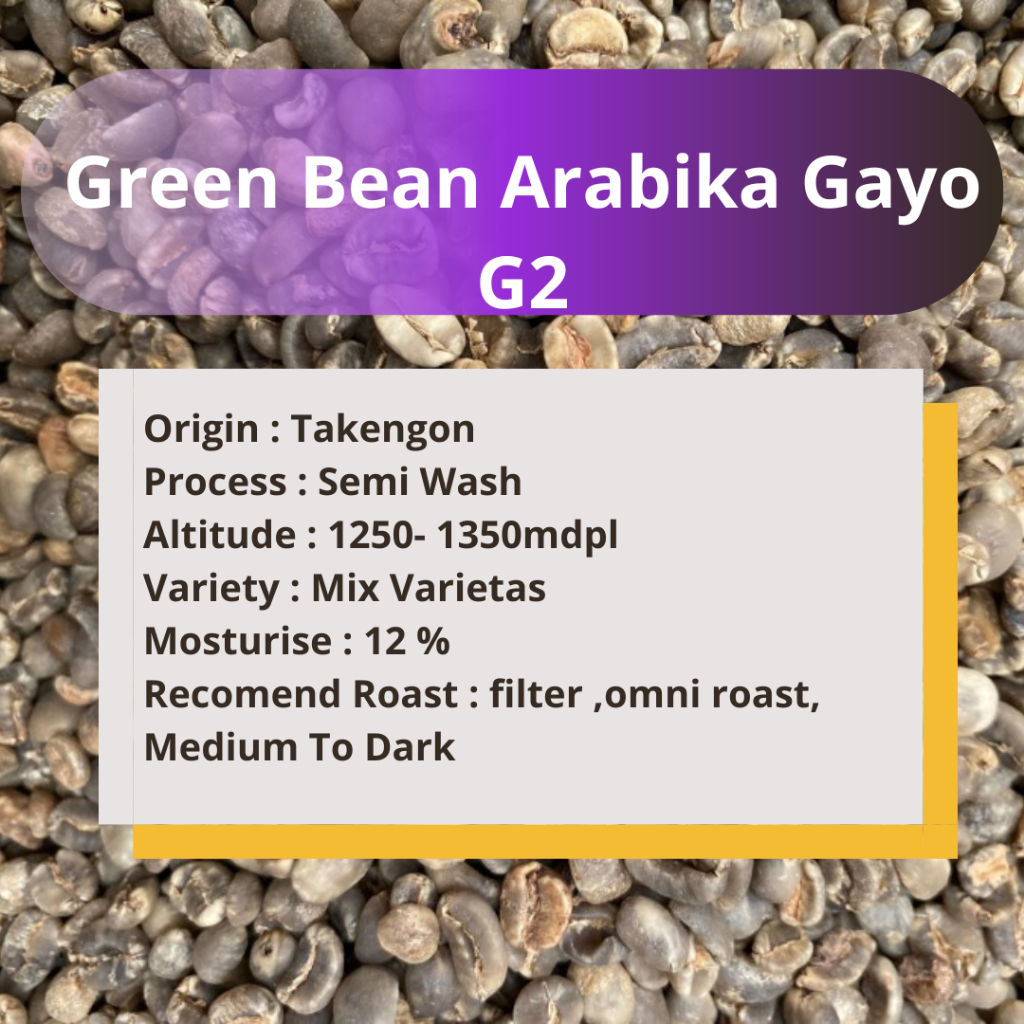 

Green Bean Kopi Arabika Gayo G2 1KG