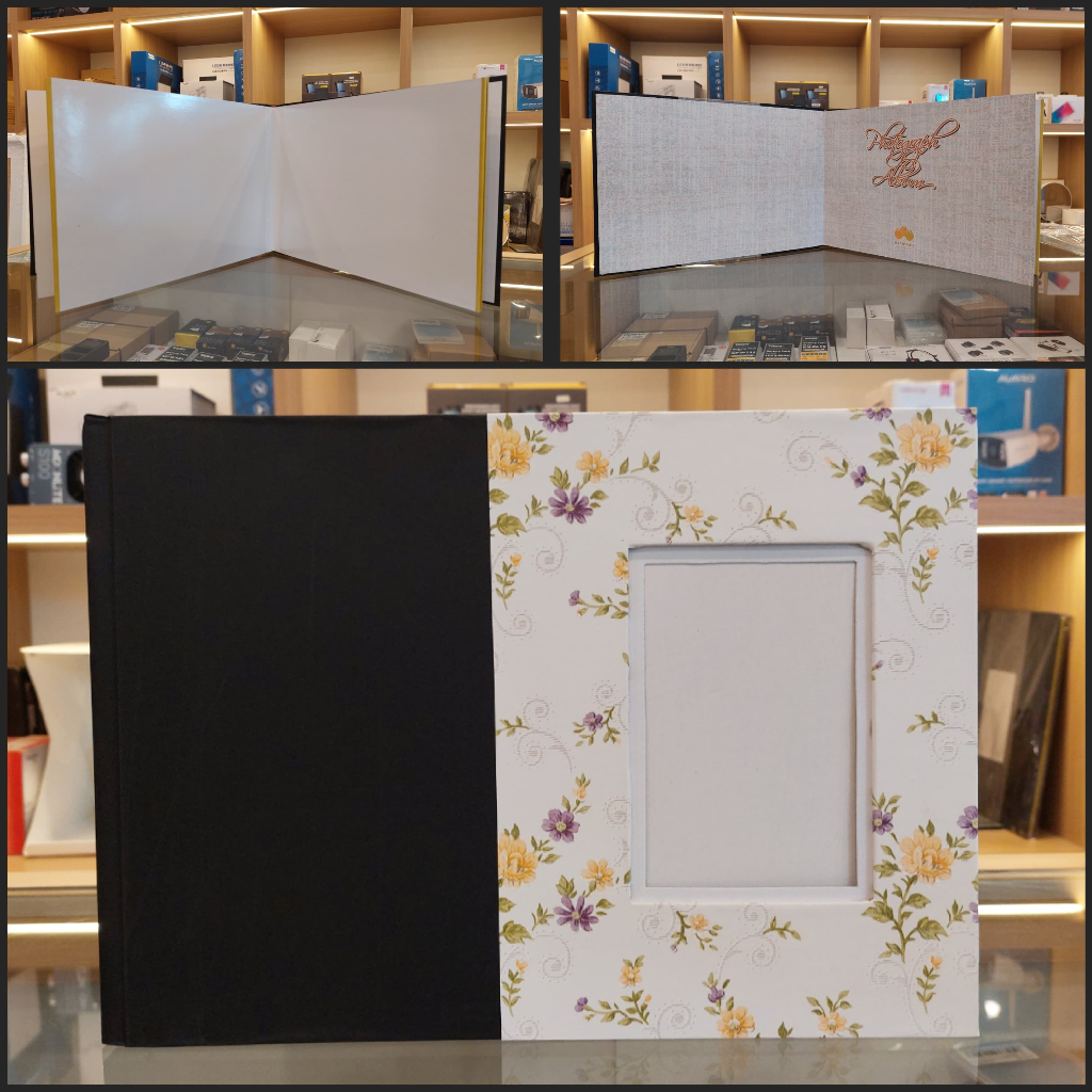 VITA_ ALBUM MBT/SS Photo Album Wedding Head Cover Lubang Landscape & Potrait Muat 4R 80 Pcs ( MBT &
