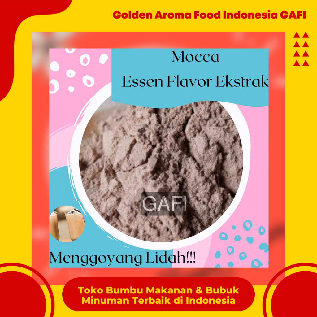 

Bubuk Mocca Pure Efe 1/2 kg Murni Essen Flavour Ekstrak 500 Gram Serbuk Moccacino Mocha Pure Plain Essence Flavor Murah Supplier GAFI Bandung Cookies Minuman Eskrim