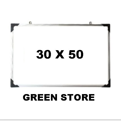 

Papan Tulis spidol dan kapur / Whiteboard / Blackboard ukuran 30X50 BACA DESKRIPSI!!!!