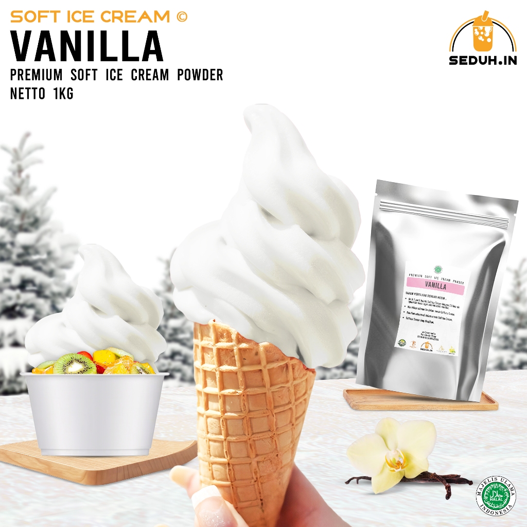 

SEDUHIN - OFFICIAL - Bubuk Ice Cream Vanilla 1KG Premium 88